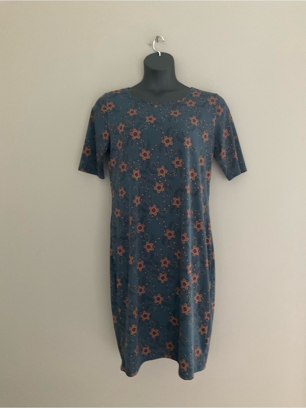 Lularoe, Grey, Floral, Dress